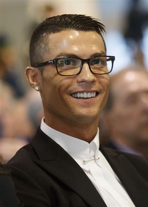 ronaldo wearing glasses